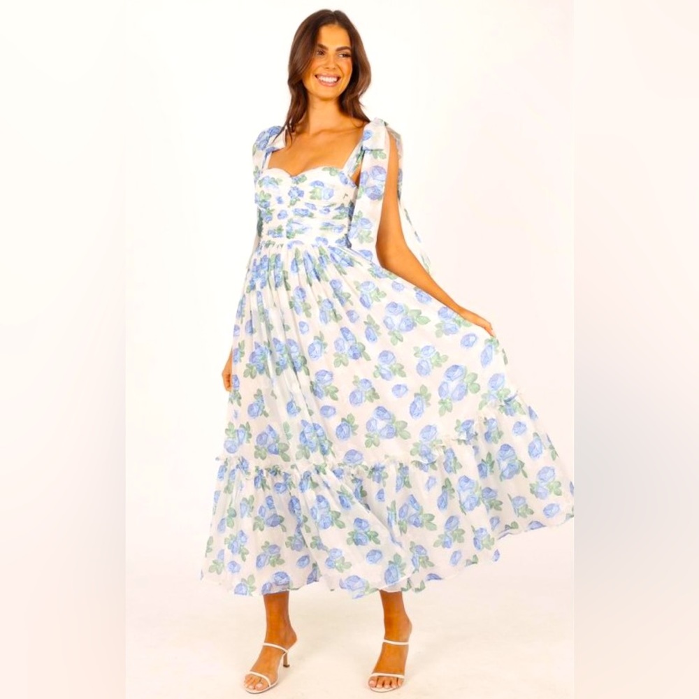 Petal and Pup Floret MIDI Dress